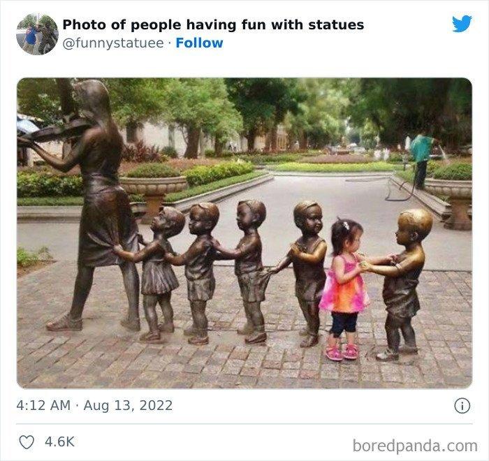 Фото: twitter.com/funnystatue